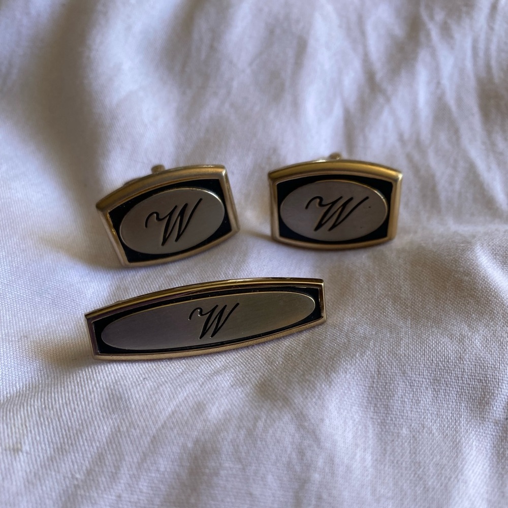 Vintage 3 pc cuff links